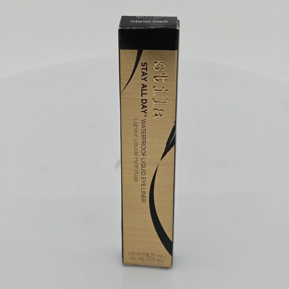 Stila Stay All Day Waterproof Liquid Eye Liner Intense Black Set of 2 New In Box